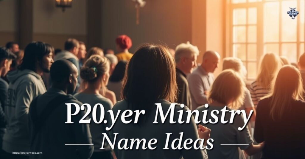 120 Prayer Ministry Name Ideas