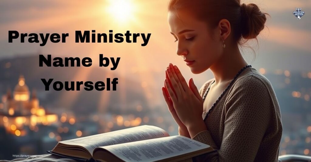 Prayer Ministry Name by Yourself
