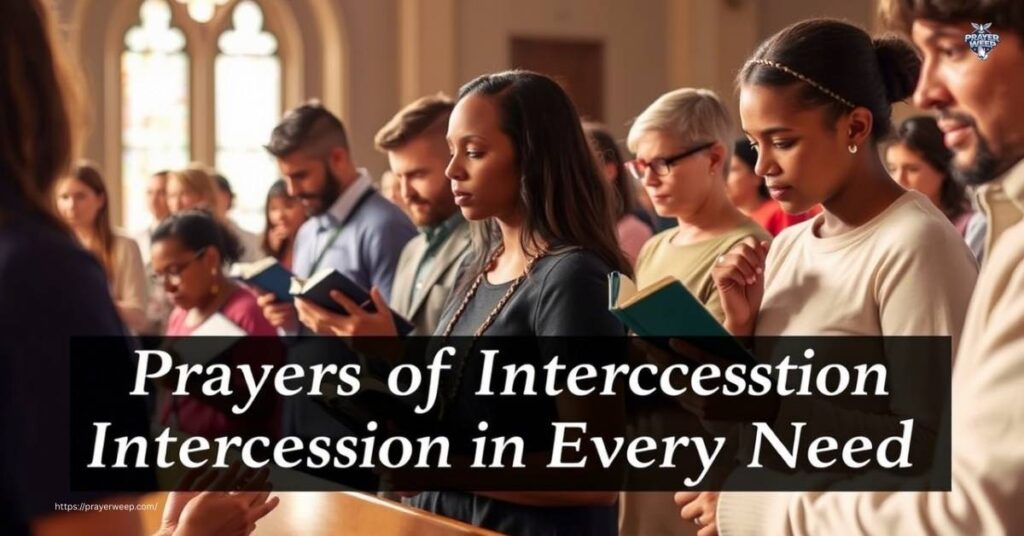 Prayers of Intercession for Various Needs