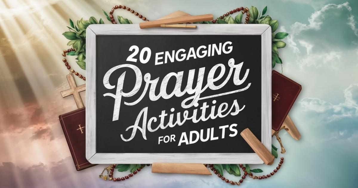Engaging Prayer Activities for Adults