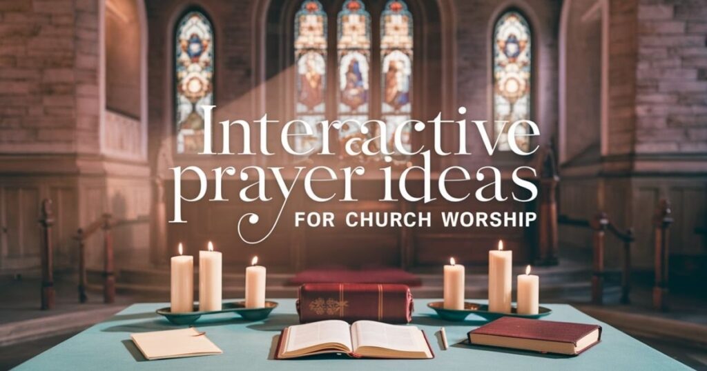 Interactive Prayer Ideas for Church Worship