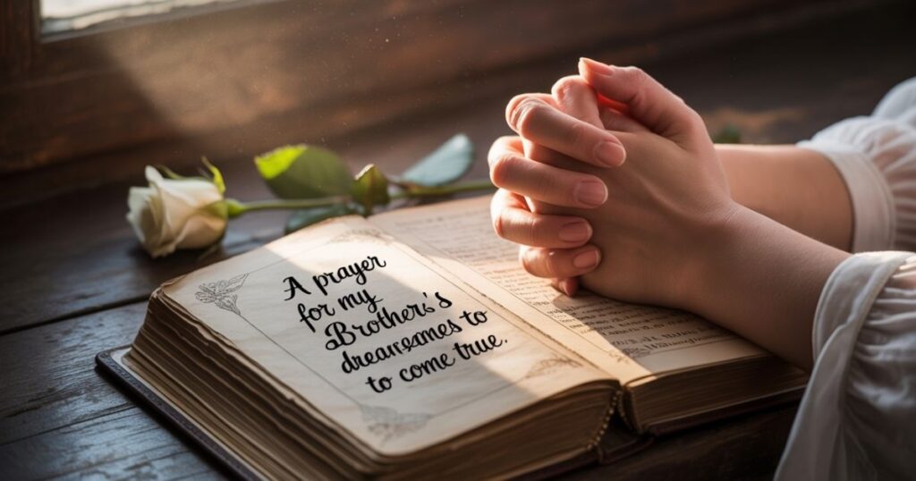 A Prayer for My Brother’s Dreams to Come True