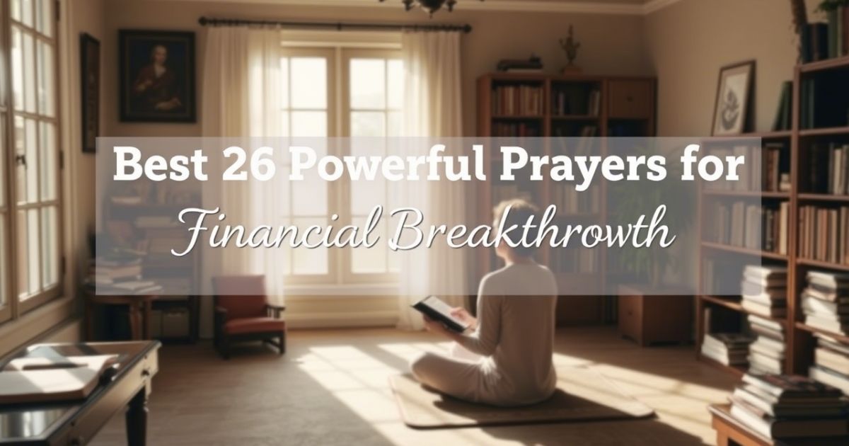 Best 26 Powerful Prayers for Financial Breakthrough