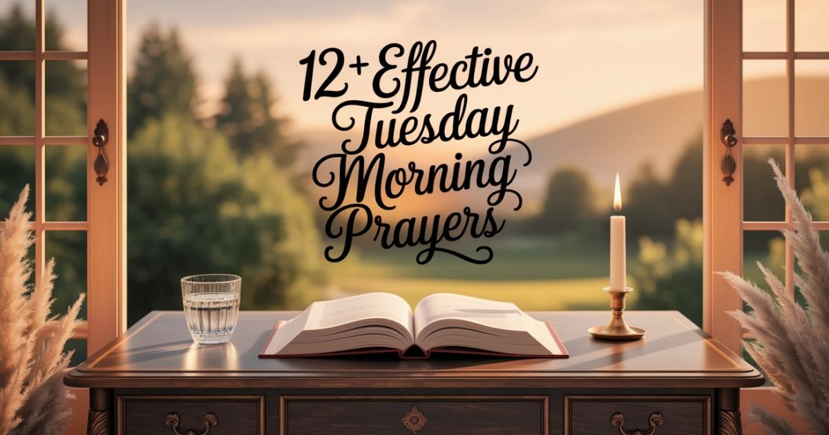 12+ Effective Tuesday Morning Prayer​s