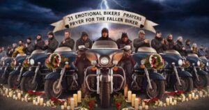 Emotional Bikers Prayers for the Fallen Biker
