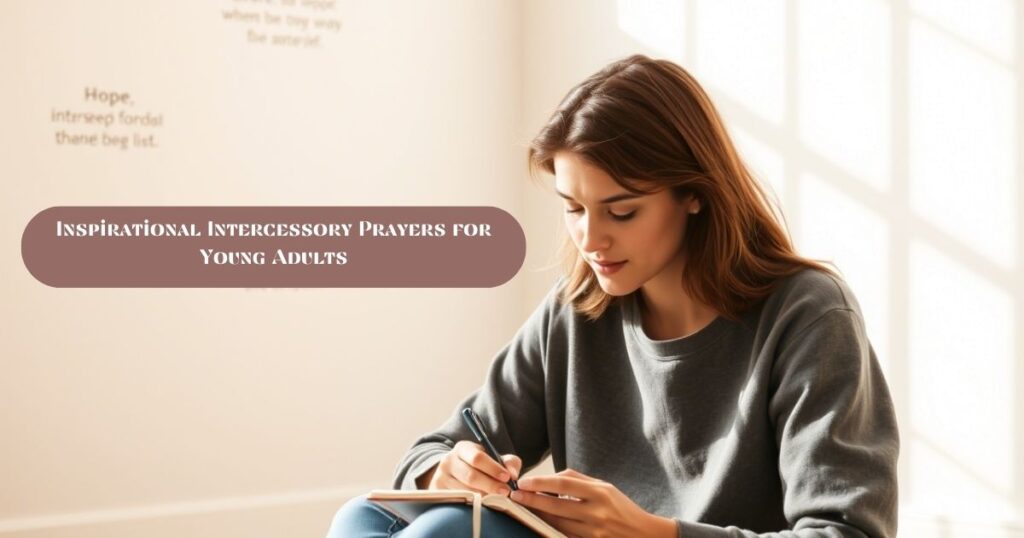 Inspirational Intercessory Prayers for Young Adults