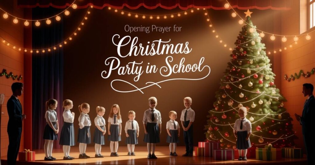 Opening Prayer For Christmas Party In School