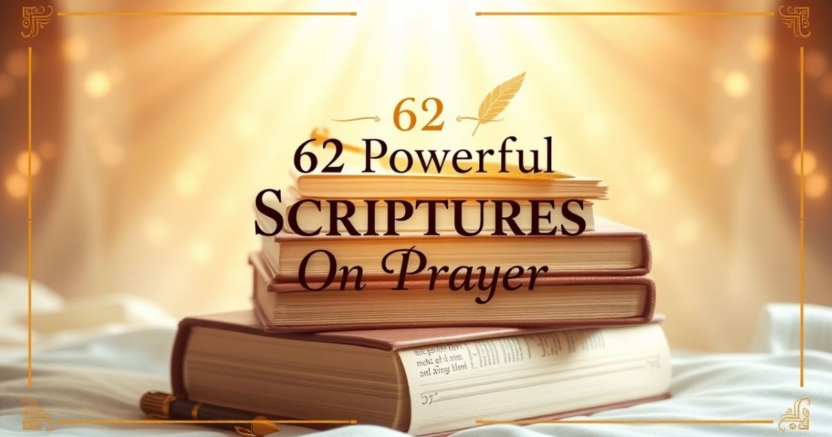 62 Powerful Scriptures On Prayer
