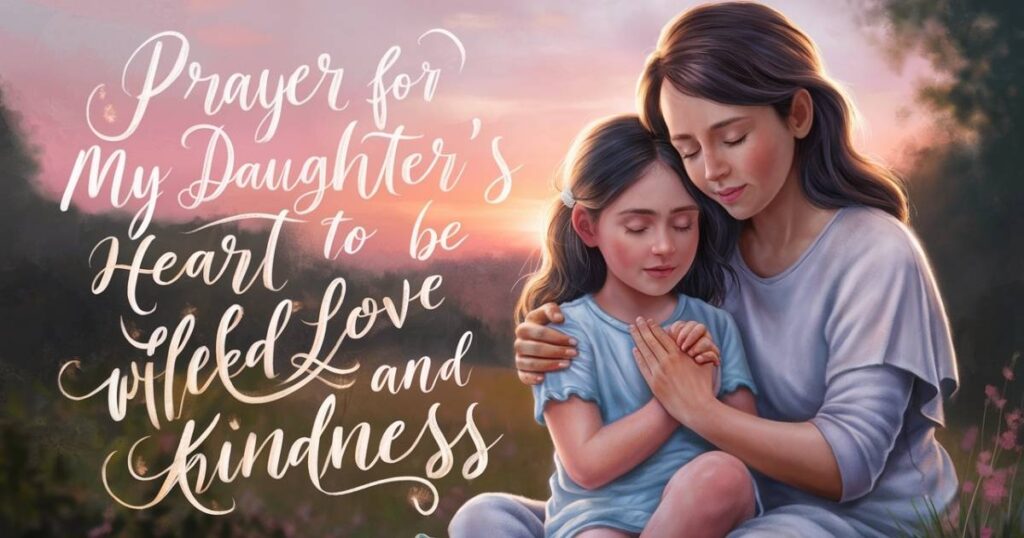 Prayer for My Daughter’s Heart to Be Filled with Love and Kindness
