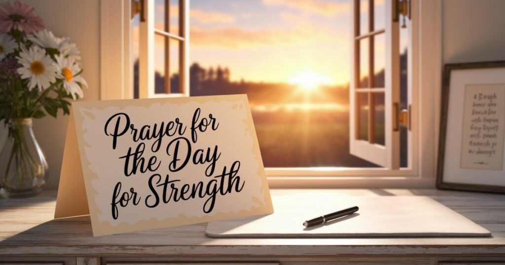 Prayer For The Day For Strength​