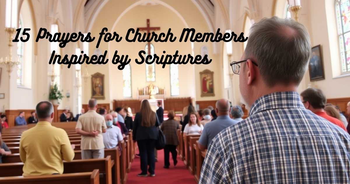 Prayers for Church Members Inspired by Scriptures