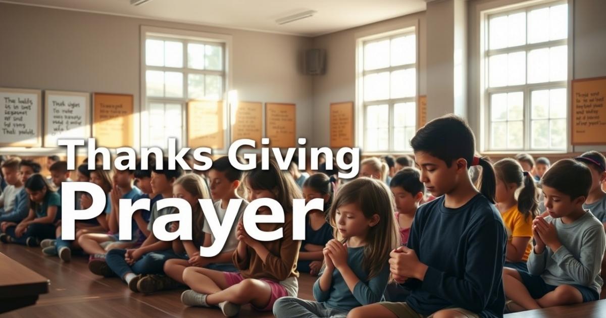 Thanks giving Prayer