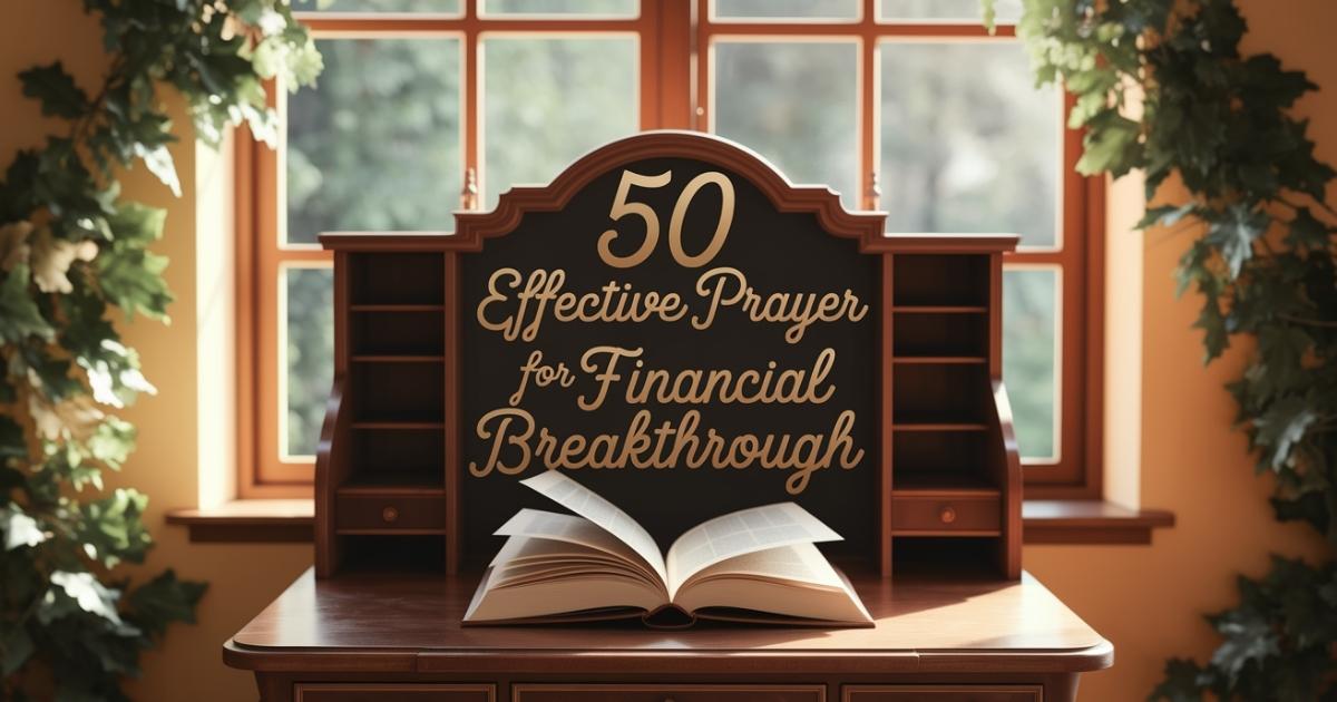 50 Effective Prayer For Financial Breakthrough​