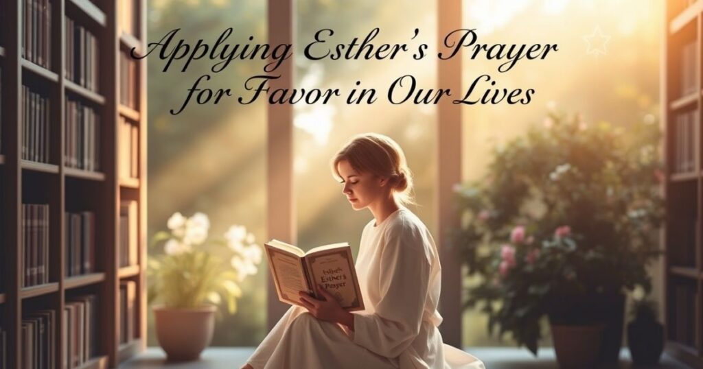 Applying Esther’s Prayer for Favor in Our Lives