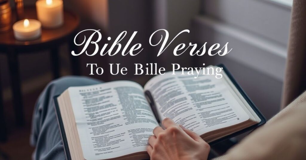 Bible Verses To Be Used While Praying