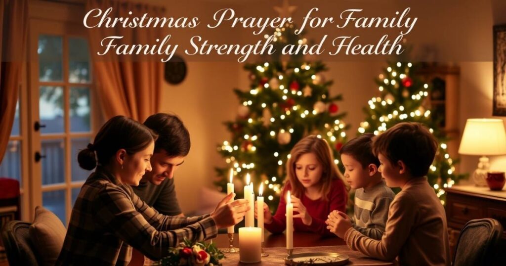 Christmas Prayer for Family Strength and Health