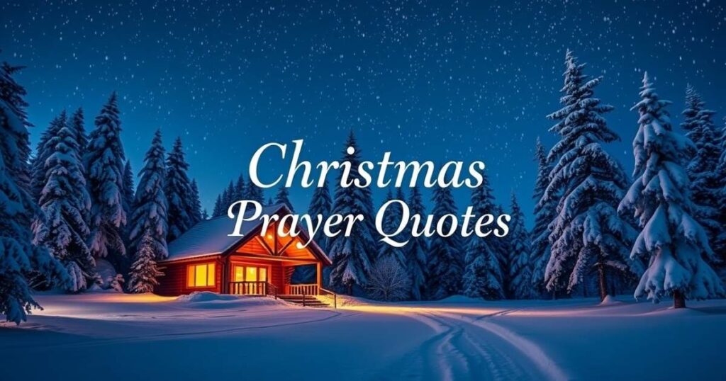 Christmas Prayer Quotes