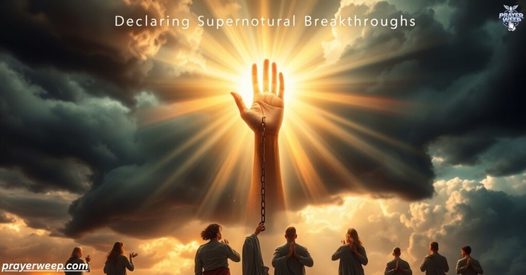 Declaring Supernatural Breakthroughs