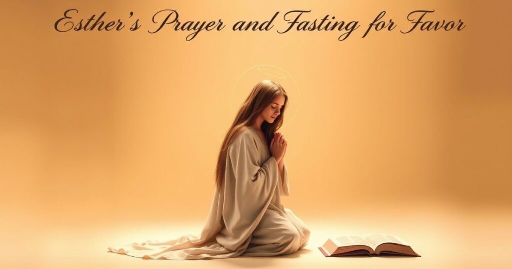 Esther’s Prayer and Fasting for Favor