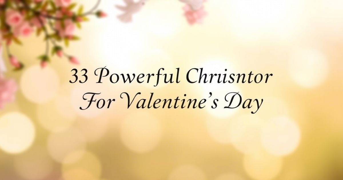 Powerful Christian Prayer For Valentine's Day