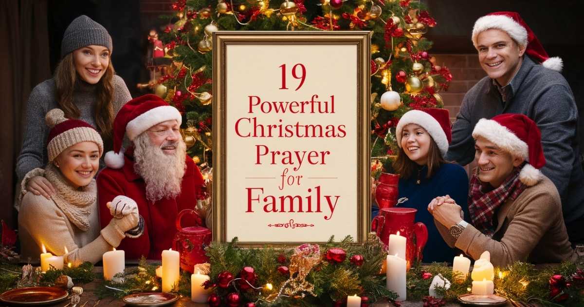 Powerful Christmas Prayer For Family