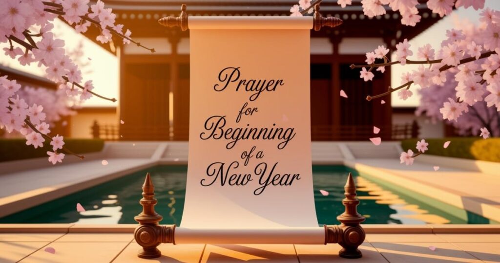 Prayer For Beginning Of A New Year
