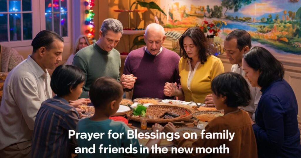 Prayer for Blessings on Family and Friends in the New Month