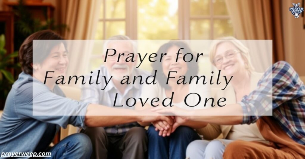 Prayer for Family and Loved Ones
