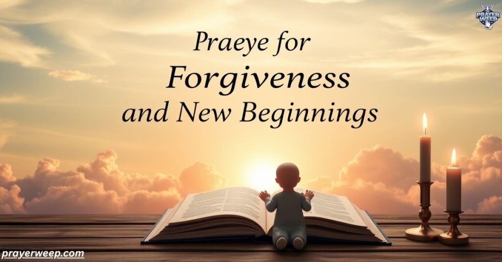 Prayer for Forgiveness and New Beginnings