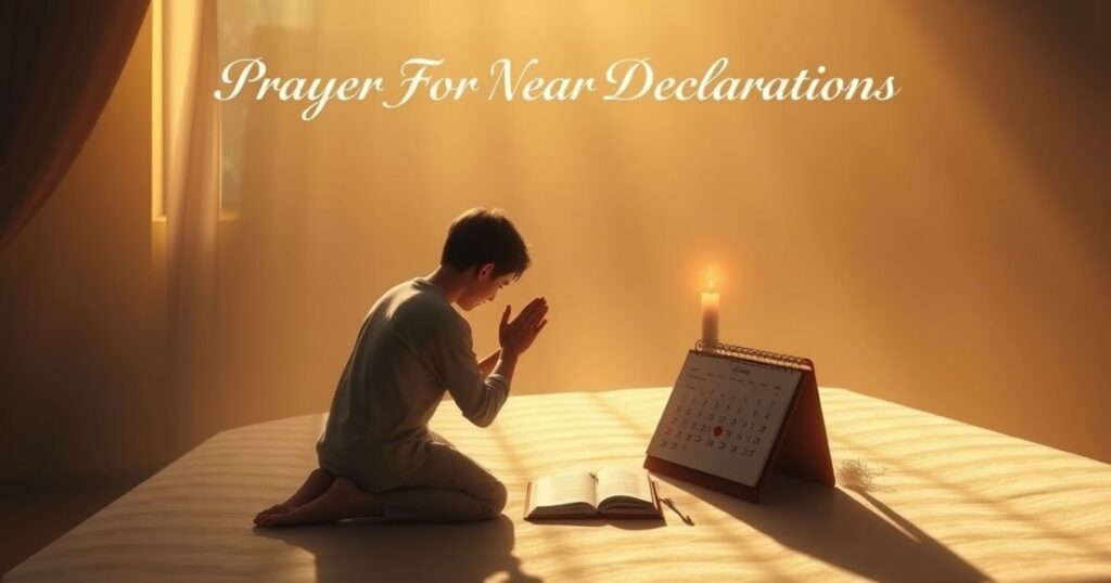 Prayer For New Year Declarations