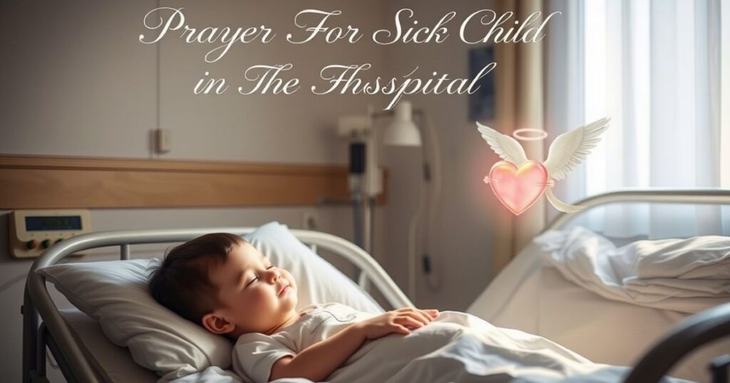 Prayer For Sick Child In The Hospital
