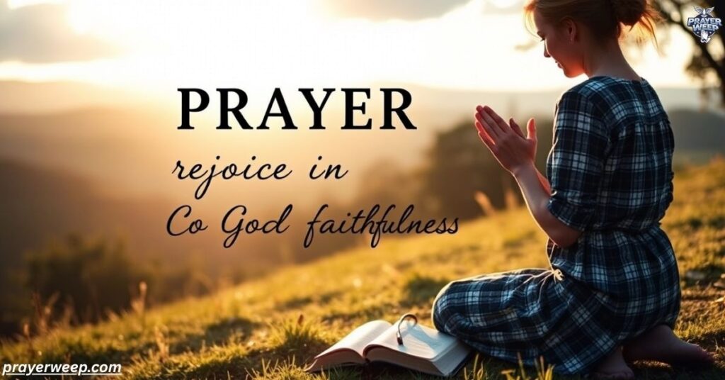 Prayer to Rejoice in God’s Faithfulness