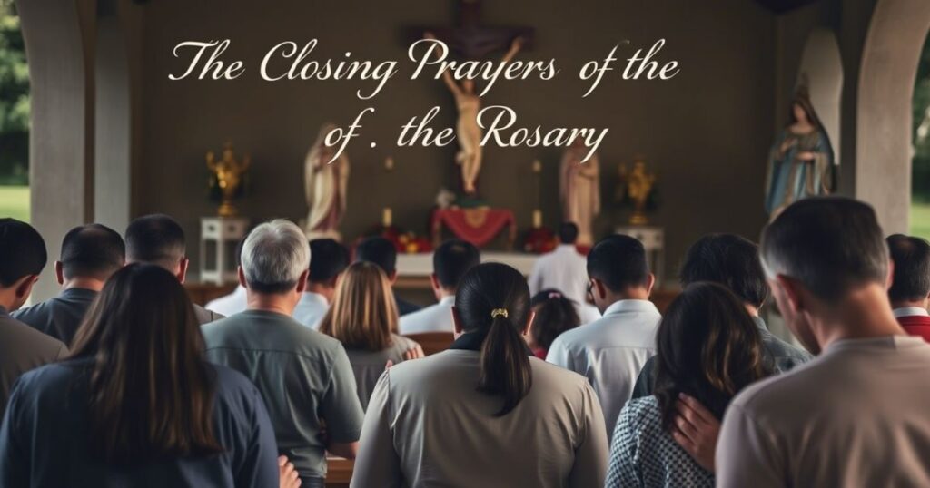 The Closing Prayers of the Rosary