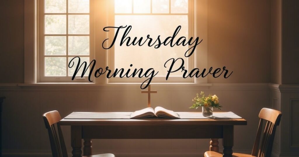 Thursday Morning Prayer