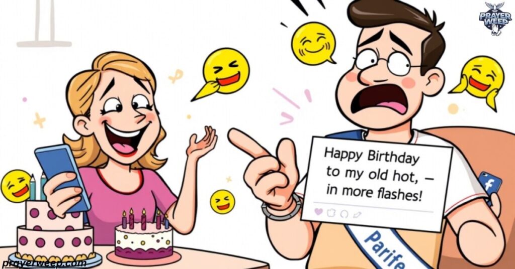 Joke Funny Birthday Wishes for Husband on Facebook