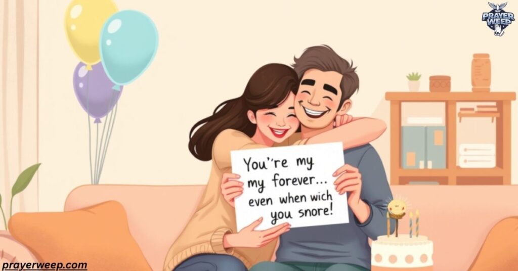 Sweet Yet Funny Birthday Wishes for Husband