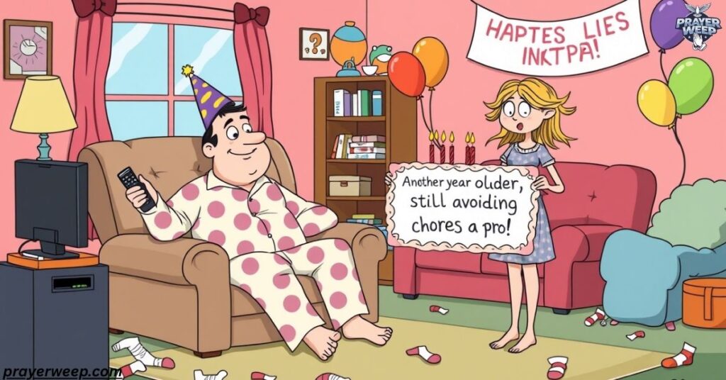 Witty Birthday Messages for Your Lazy Husband 