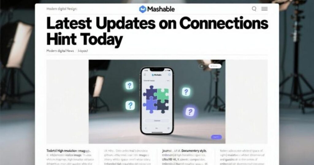 Latest Updates on Connections Hint Today Mashable