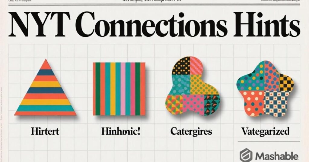 NYT Connections Hints Mashable 